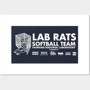 Hawkins National Laboratory 1983 Softball Team Posters and Art